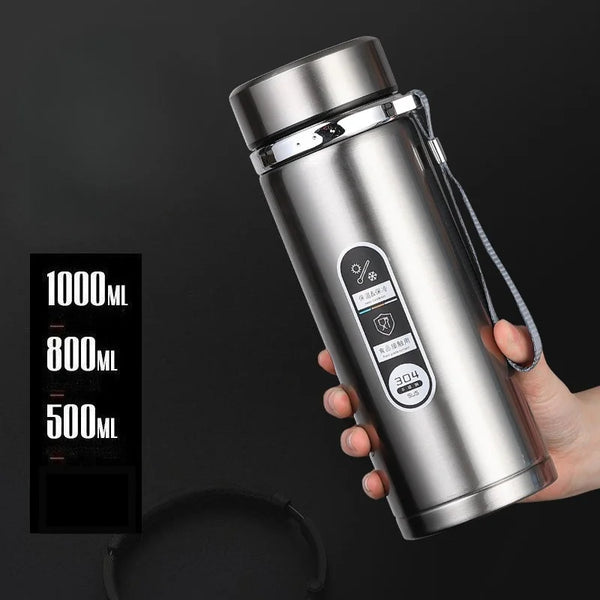 ActiveGlow Insulated Thermos Bottle with LED