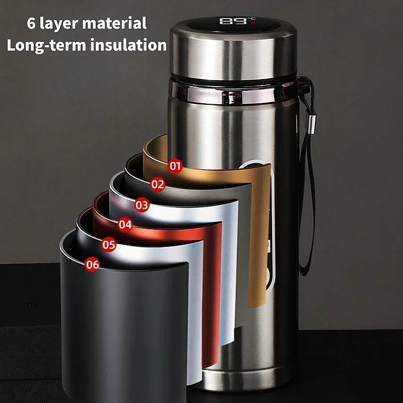 ActiveGlow Insulated Thermos Bottle with LED
