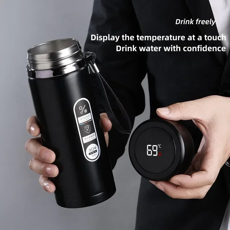 ActiveGlow Insulated Thermos Bottle with LED