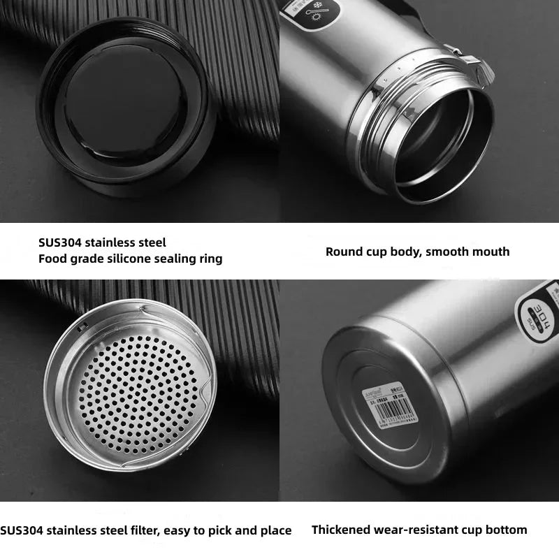 ActiveGlow Insulated Thermos Bottle with LED